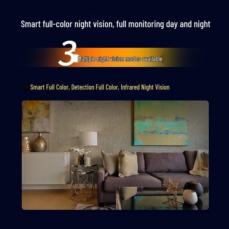 TP-LINK 4MP Full-Color Night Vision PTZ Wi-Fi Security Camera CN plug (adapter included)