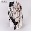 High-quality Luxurious Silk Scarves Headband Scarfs Neck Scarf For Women Chain Silk Scarf Women's Decorative Shawl