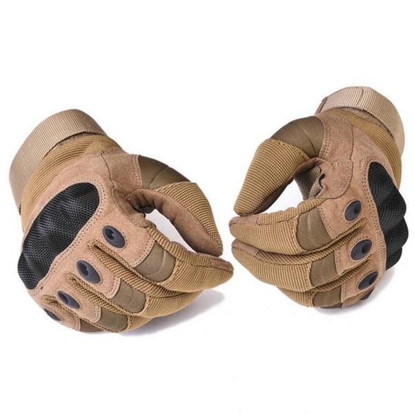 Military Hard Knuckle Tactical Gloves Motorcycle Gloves Motorbike ATV Riding Army Combat Full Finger Gloves for Men Airsoft