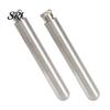 Summer Party Accessory Airtight Metal Wine Containers 1.5oz Stainless Steel Hip Flask Pill Tube Portable Liquor Bottle for Whiskey Vodka Spirits