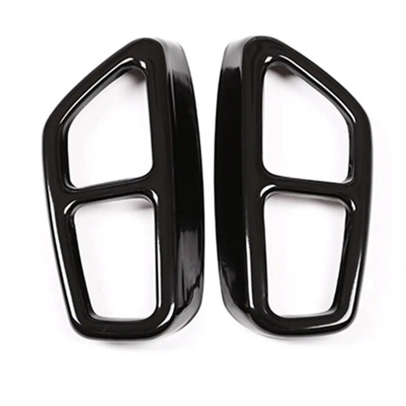 2 шт. выхлопной воздушный фильтр из нержавеющей стали 2–4 крышки автомобильные аксессуары наклейка для BMW G30 G32 G31 630i 640i 530i GT 2017 2018