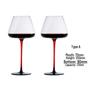 Shangqi Luxury Crystal Stemmed Red Wine Glasses, Set of 2