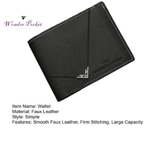 Мужской кошелек из искусственной кожи, однотонный, винтажный, большой емкости, с несколькими карманами, портативный, складной, кошелек для хранения монет, сексуальная одежда для взрослых