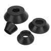 Комплект конусов для балансировочного станка Металл Высокая прочность Повышение безопасности вождения для вала 38 мм Внедорожник Грузовик Караван с отверстиями ступицы Черный
