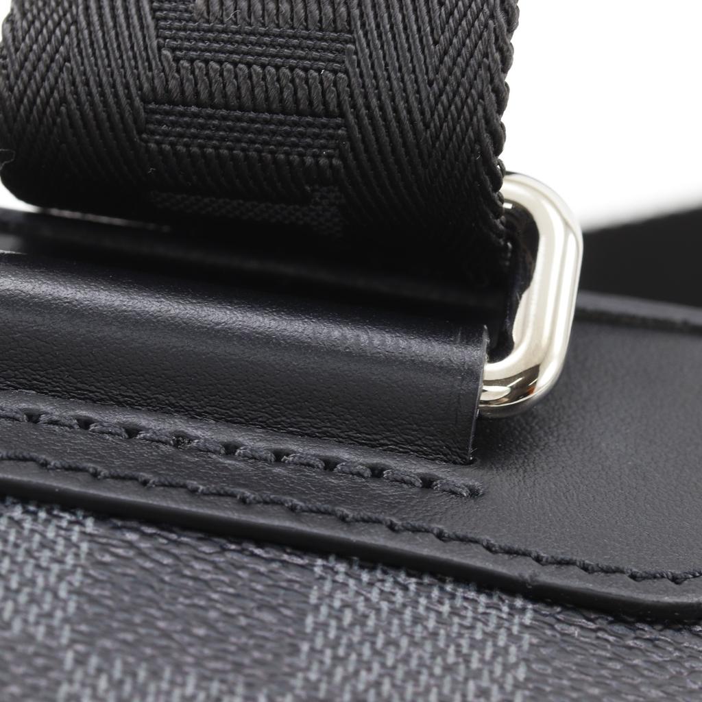 LOUIS VUITTON Amazon Sling Shoulder Bag N50012 body bag black Damier Grafitto Canvas mens Used