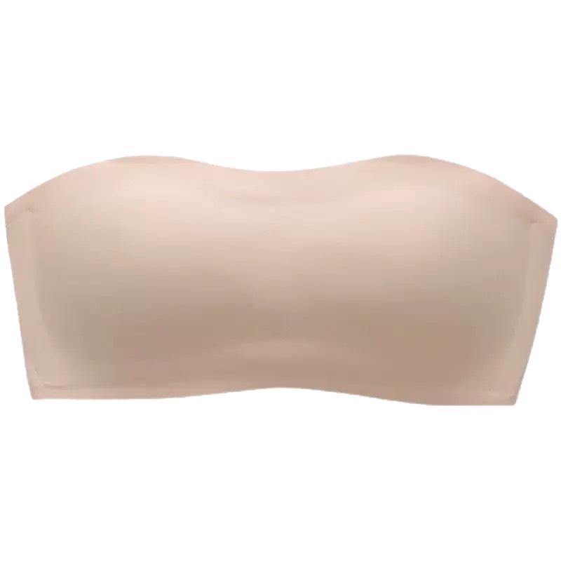 Seamless Strapless Bandeau with Non-Slip Jelly Strip for Women, Beautiful Back Design, Ideal for Small Chest