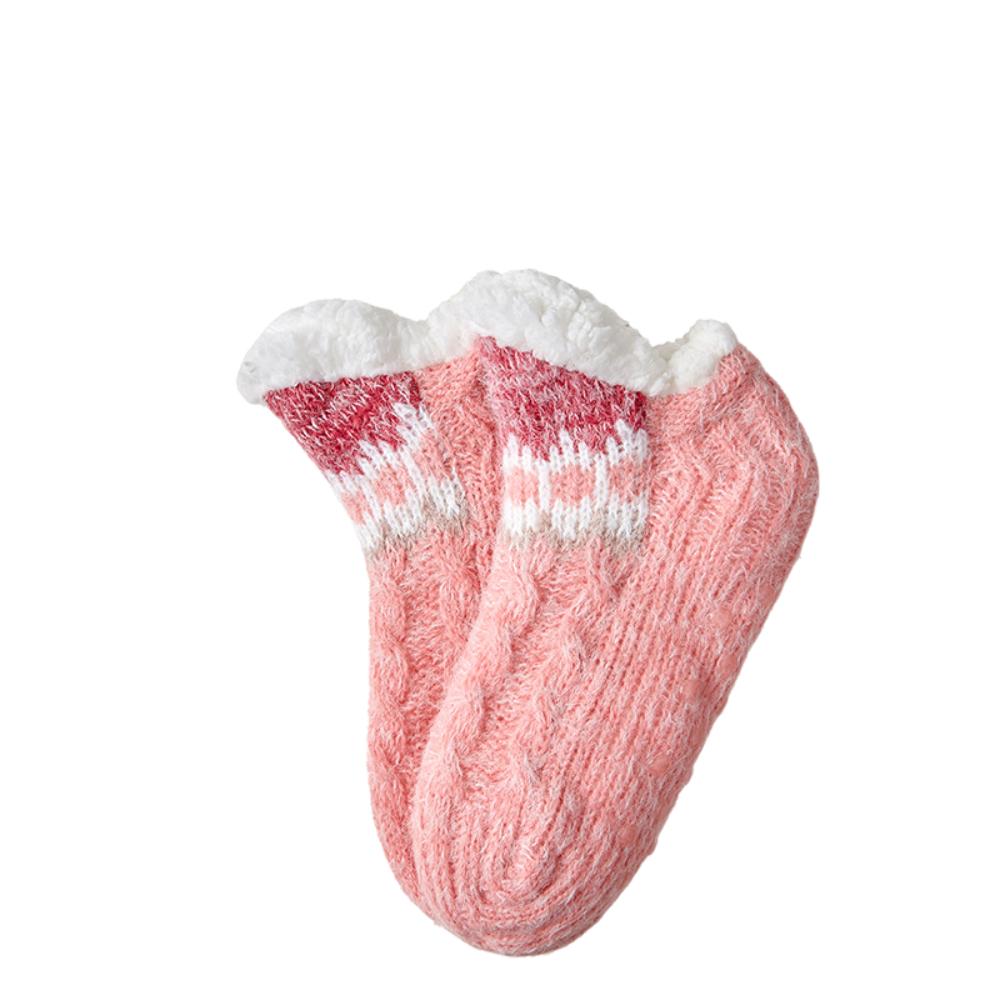 Plush Floor Socks Women Anti Slip Winter Fleece Socks Warm Slippers Socks  Female