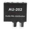 Independent Volume Control Small Sound Mixer 3.5mm Headphone Mixer Stereo Mixer  For Headphone