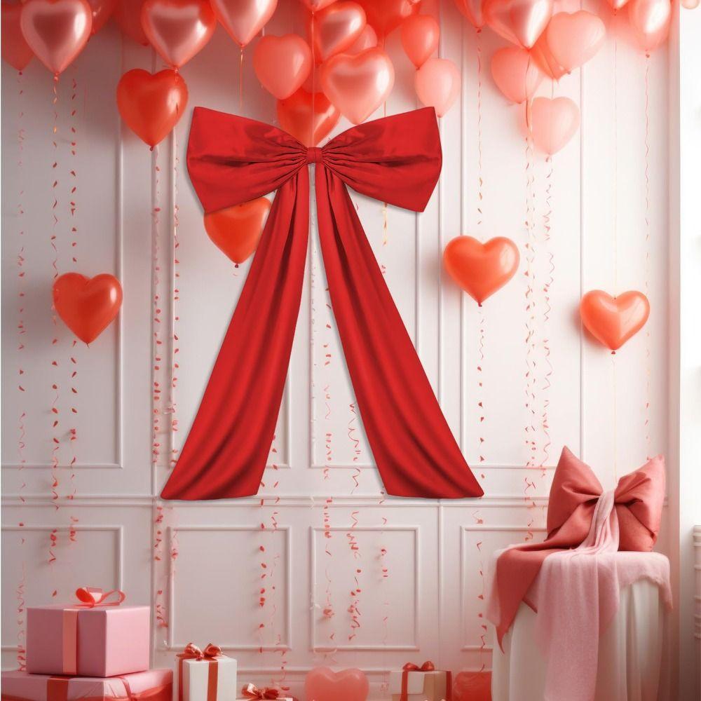 Hanging Ornaments Large Bow Decor Wall Pendant Giant Ribbon Tie  Birthday Party