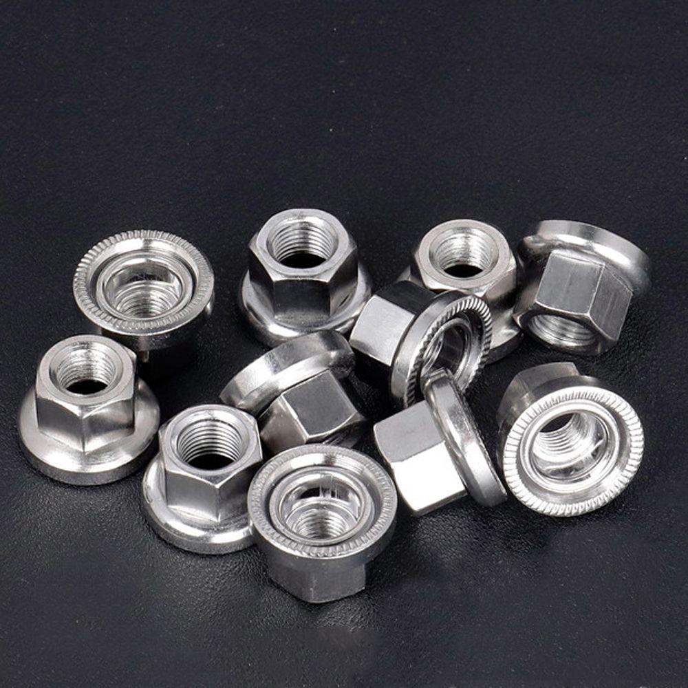 Rear Fixed Gear For Dead-flying Bicycle Hub Nuts Cycling Drum Screws M9 M10 Drum Hub Fastening