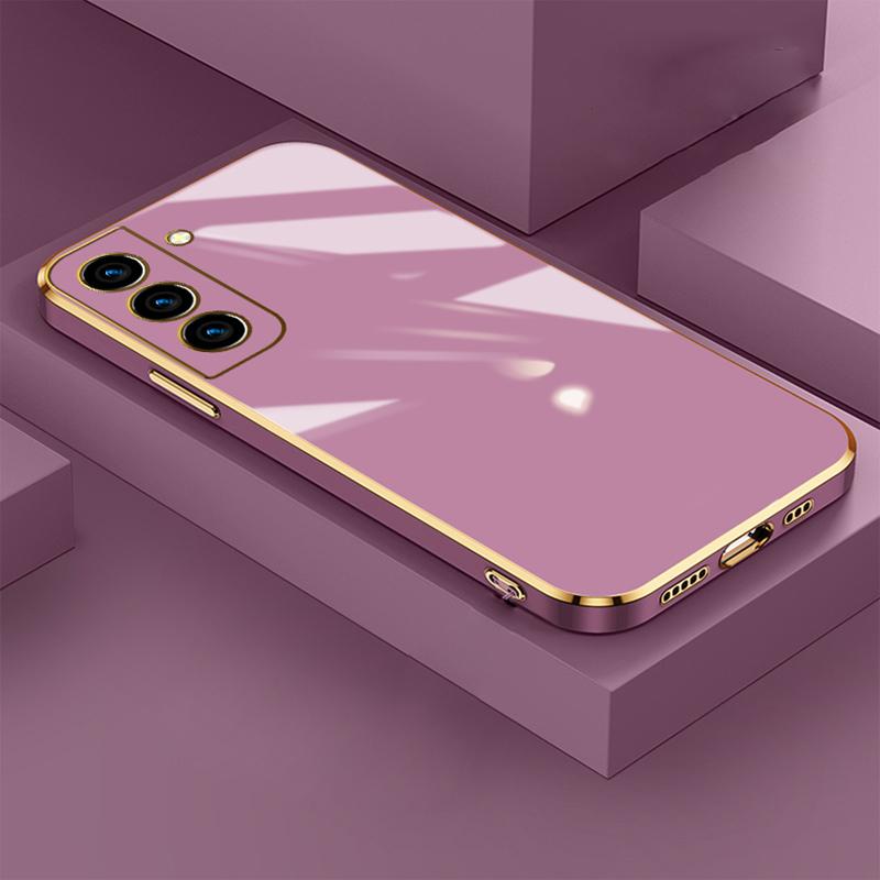 Роскошный силиконовый чехол с квадратным покрытием для Samsung iPhone Huawei Honor Xiaomi Redmi OPPO Vivo Realme OnePlus Мягкий противоударный чехол из ТПУ для телефона