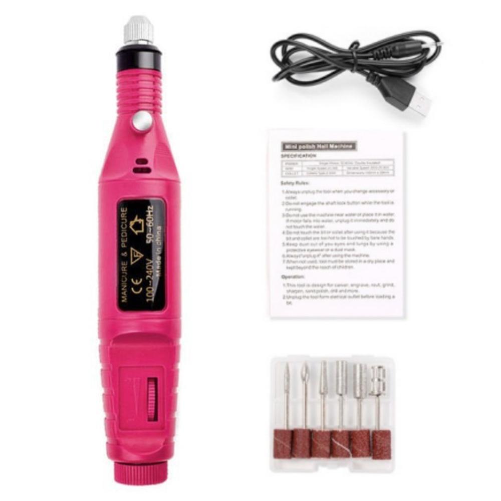 High-Speed Electric Nail Drill Machine Portable Manicure Mill Equipment  Nail Art Tools