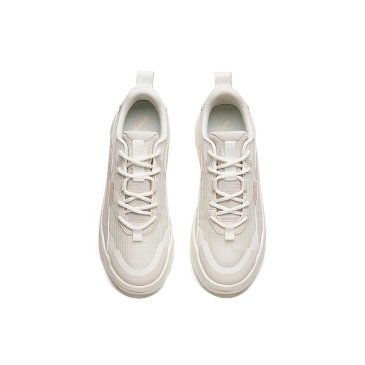 Anta Легкие прочные низкие кроссовки для скейтбординга мужские кроссовки белые серые 912228821-1