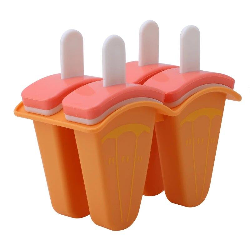 Ice Cream Mold With Cover Watermelon Shape Mold DIY Homemade Ice Popsicle Mould Frozen Juice Milk Kitchen Ice Cream Make Tools