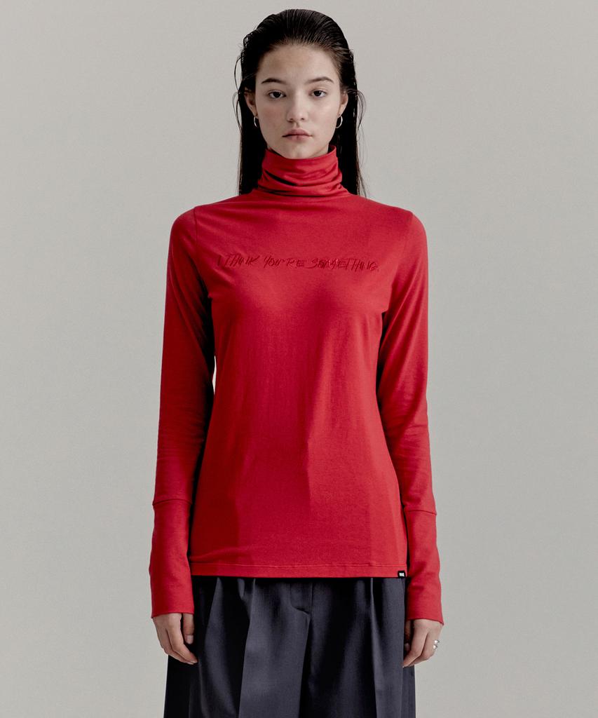 ONNE Something Soft Turtleneck - Red