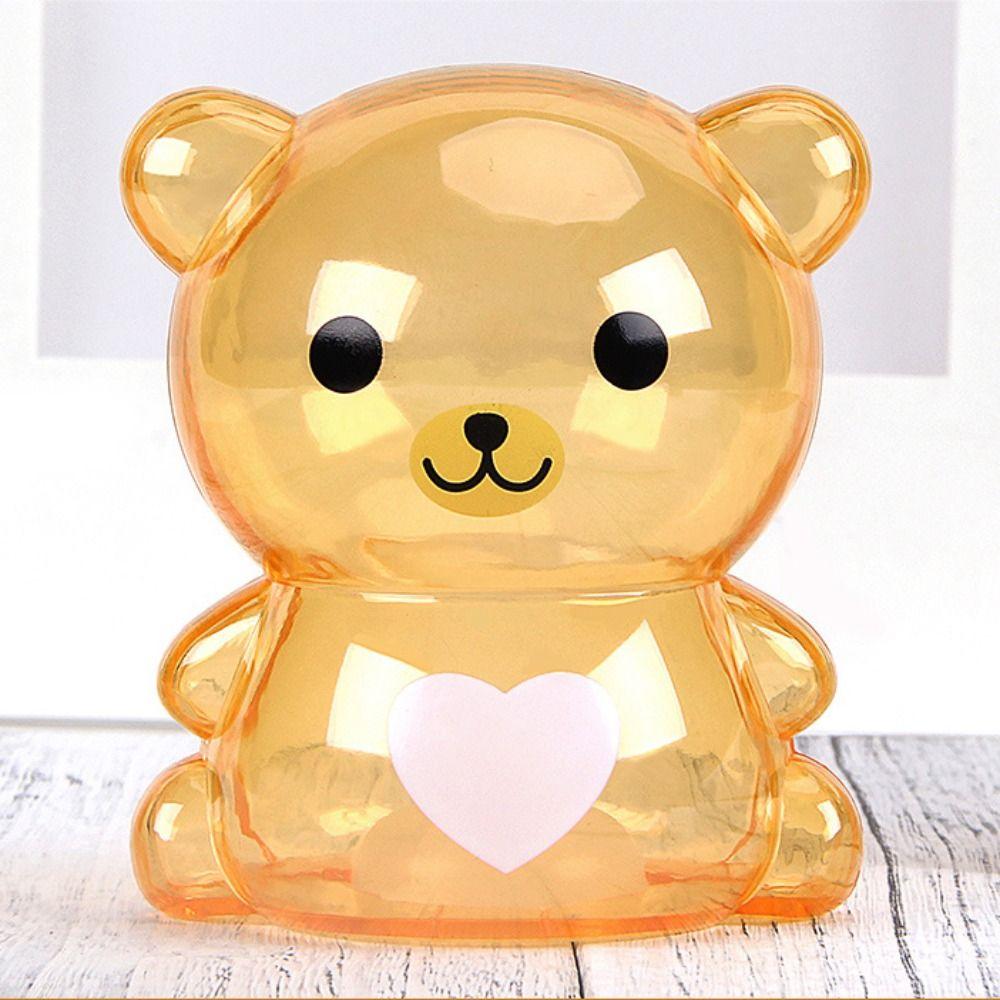 Kindergarten Home Decor Manage Funds Bear Piggy Bank Cartoon Saving Box Kids Toys Birthday Gifts