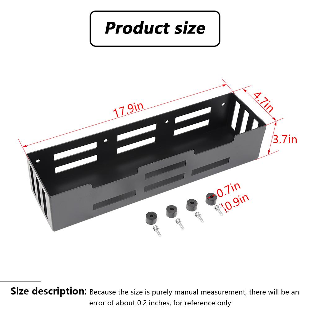 Trunk Side Storage Box Bracket Back Trunk Multifunctional Metal Organizer Box Suzuki Jimny 2019- 2023 Car Accessories