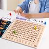 Детская Монтессори игра-головоломка «Таблица умножения 99» Математические деревянные игрушки Обучение детей Образовательная логическая головоломка Обучающая игрушка