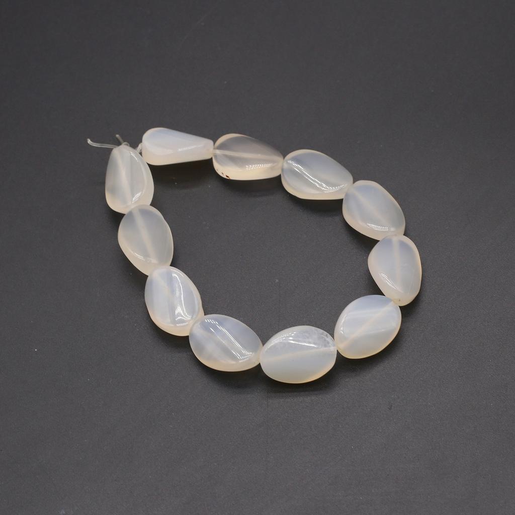 Изоляционные бусины из натурального камня, прозрачный кристалл/опал/унакит, овальные спиральные бусины для изготовления ювелирных изделий, ожерелье, браслет, серьги, аксессуары