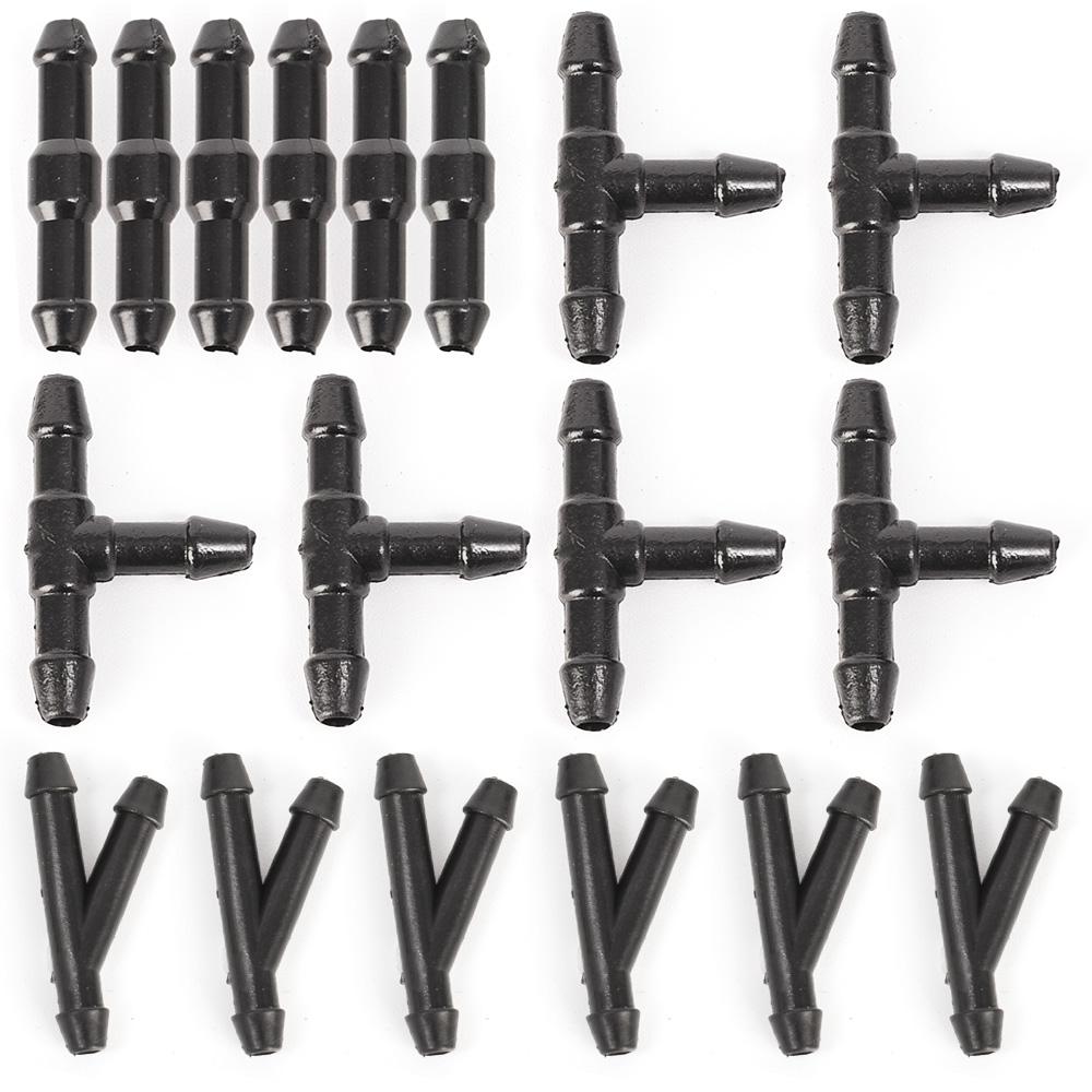 Wiper Spray Pipe Joint 3 Style T Y I Type Car Windshield Washer Pipe Nozzle Hose Joiner Auto Accessories