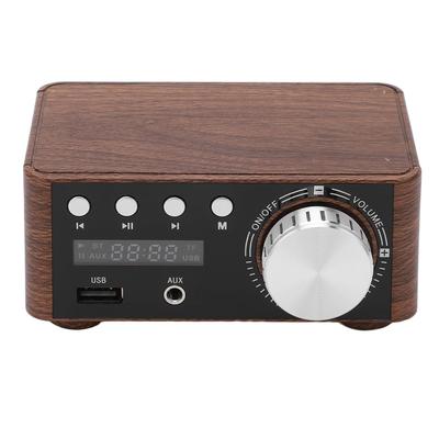 Мини Bluetooth Усилитель мощности, Цифровой аудиоусилитель класса D, Стерео аудиовход 3,5 мм, Многоформатное декодирование