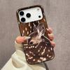 Силиконовый чехол для телефона с рисунком пятнистого оленя и леопарда Для iPhone 17 Pro Max 11 12 13 14 15 16 Pro 17 Air 15 Plus X XS XR Мягкая крышка