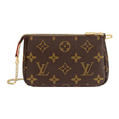 Мини-кошелек Pochette Accessoires Коричневый Канва Monogram Женские косметички M58009
