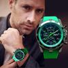 Sports Silicone Watch Luxury Analog Quartz Modern Men Fashion Wrist Watch