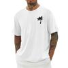 Men's Hawaii Printed T-Shirt Men's Loose Casual Short Sleeve Top
