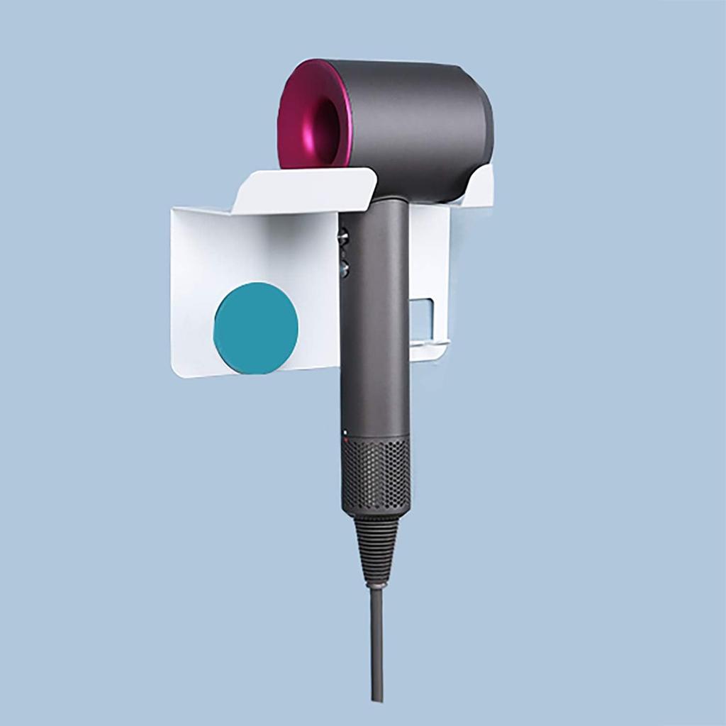 Настенный держатель для фена, новая улучшенная модель, два способа крепления: на шурупы или на клей без сверления. Органайзер-стойка для фена Dyson Supersonic