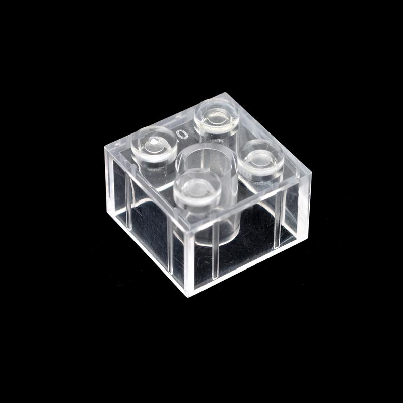 60 шт. Конструктор DIY Толстые Фигурные Кирпичики 2x2 Точки Образовательные Творческие Размер Совместимый с 3003 Пластиковые Игрушки для Детей