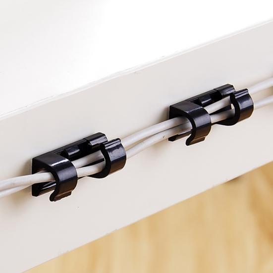 20 шт., зажимы для хранения проводов, пряжка-органайзер, фиксирующая зажим для кабеля линии передачи данных, фиксатор