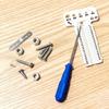 Screw Measuring Tool Heavy Duty Ergonomic High Precision M2-M10 4-100mm Length Screw Nut Bolt Measurement Gauge Tools