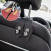 Автомобильный крючок для спинки сиденья автомобиля, двойной крючок для встроенного хранения автомобиля, скрытый подвесной крючок для хранения сзади