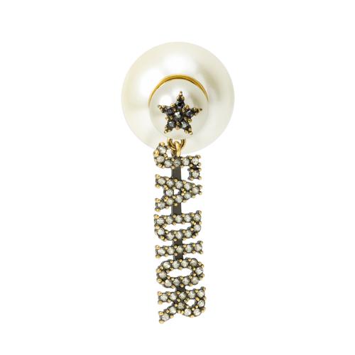 Dior Серьги со стразами в виде звезд 2010-х E1229TRICY-D908