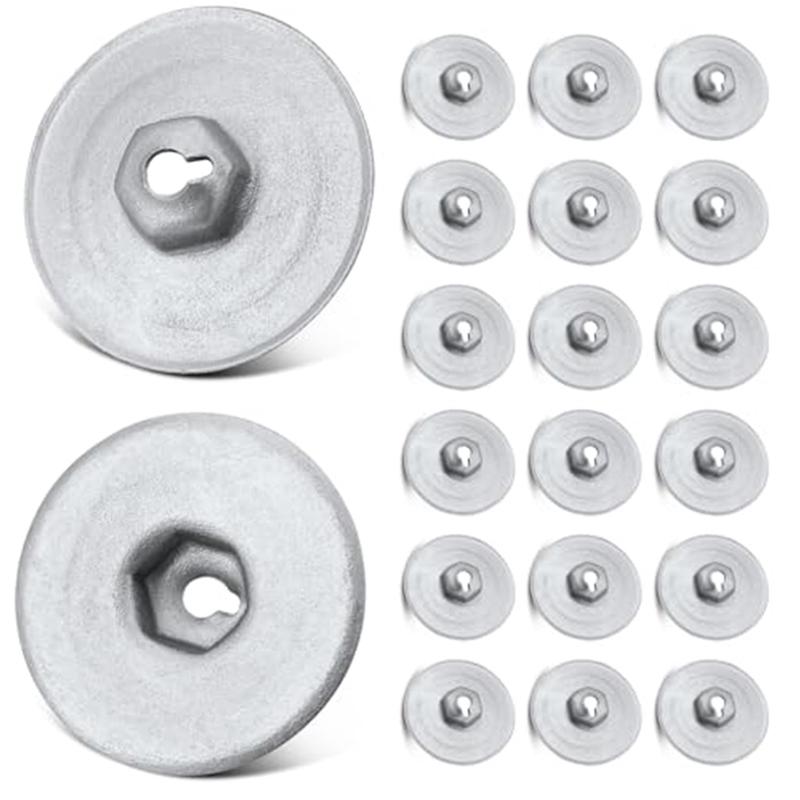 20pcs Heat Protection Sheet Nut Heat Shield Repair Kit Sheet Metal Nut Fasteners For BMW Mini 1-7 Series