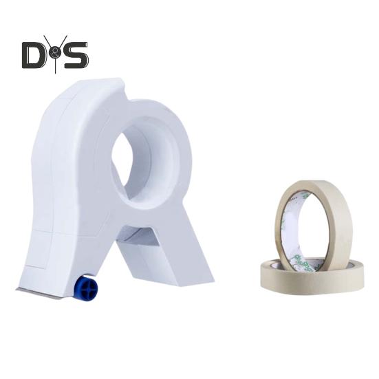 Аппликатор малярной ленты с 1 лентой Диспенсер для малярной ленты для отделки окон, дверей, рам, резак для упаковочной ленты Портативный резак для этикеток