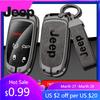 Для Jeep Jeep Grand Cherokee Wrangler JK Renegade Patriot Commander Compass Gladiator Wagoneer Автомобильный сплав Чехол для ключей Сумка для ключей Она