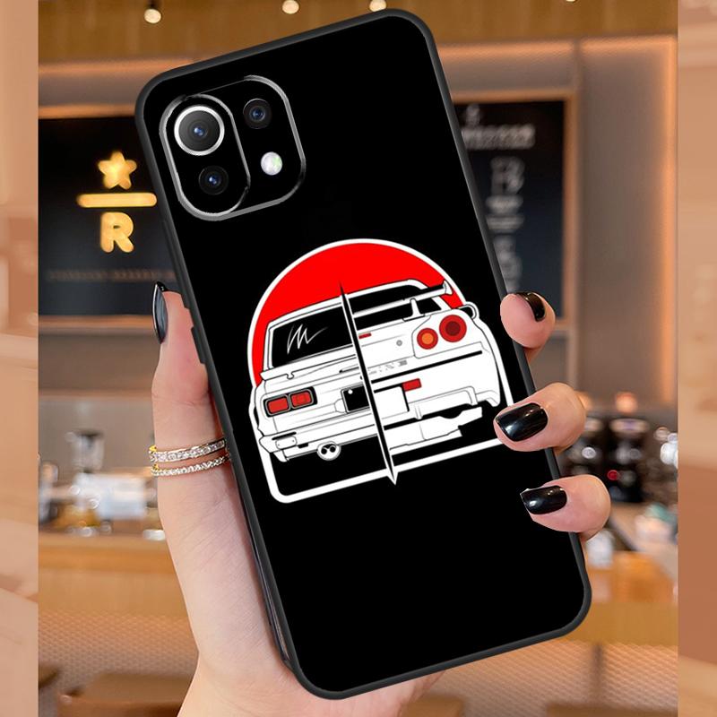 Cartoon car JDM Case For Xiaomi 14 15 Ultra 13T 14T 15T Pro 17 Pro Max POCO X7 X5 X6 F5 F6 F7 F8 Pro Cover