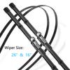Car Wiper Blade for Toyota Avalon XX30 2005 2006 2007 2008 2009 2010 2011 2012 Windscreen Windshield Brushes Car Accessories