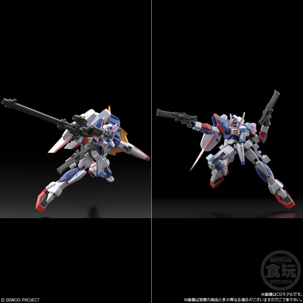 SMP MODELING Super Robot Wars OG Конфетная игрушка Жевательная резинка Robot Wars Original [ПРОЕКТ SHOKUGAN] R-1 & R-GUN (2 куска) (Супер поколение)