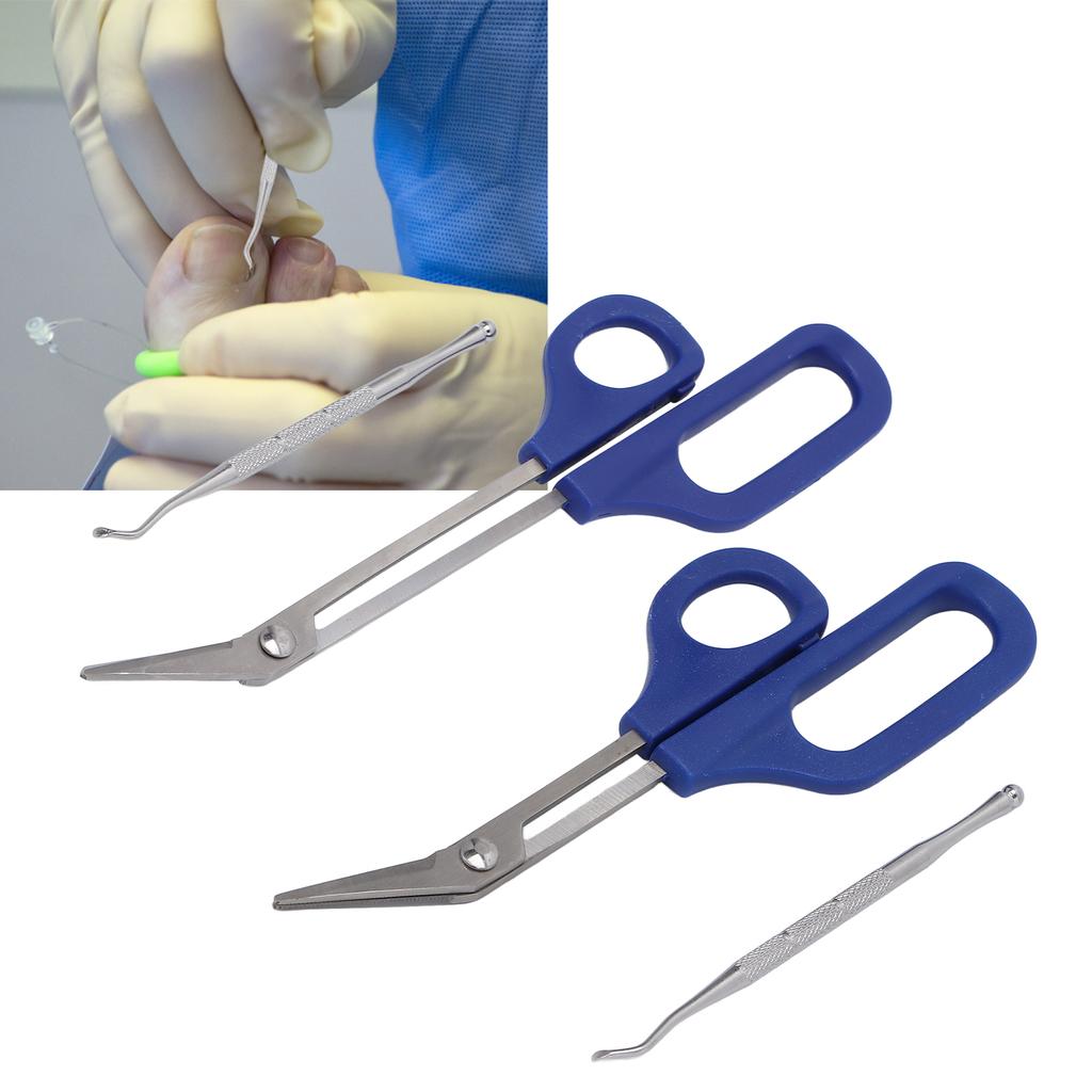 Ножницы для ногтей на ногах с длинной ручкой, эргономичные щипчики для ногтей на ногах, пилка для вросших ногтей на ногах для пожилых и беременных женщин 