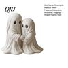 Warm Home Decoration Halloween Hugging Ghost Statue, Resin Table Ornament, Cute Healing Statue Figurine Desktop Decoration, Sculpture Art
