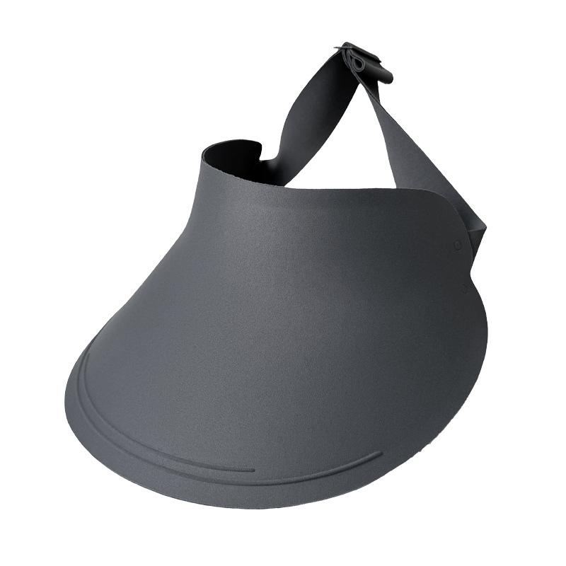 Бесследная интегрированная шляпа от солнца Женская шляпа от солнца с защитой от УФ-лучей Летняя шляпа с широкими полями Пустая сверху Сворачиваемая шляпа от солнца