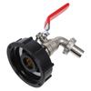 Прочный адаптер для крана IBC-бака S60*6 с крупной резьбой на 1/2'' 3/4'' соединительный элемент для замены клапана для сада и дома кран