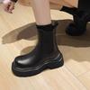 Мода Женские Балетки Платформа Ботильоны Тренд Новая Модная Обувь 2025 Зимние Сапоги Рыцаря Повседневные Женские Кроссовки Бренд Кожаные Боты