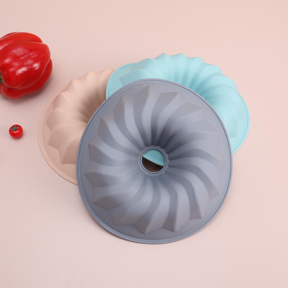 Силиконовая форма для выпечки бисквитного торта - Спираль, Круглая, Квадратная, Большой дизайн для мусса