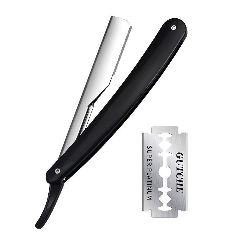 Manual Shaver For Men Barbershop Razor Stainless Steel Shank Is Easy To Use Safety Razor 1Pcs Shaving Razor With Blades