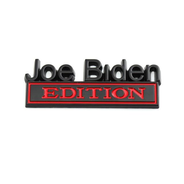 1 шт. 3D Металлическая эмблема-значок Joe Biden Edition для решетки радиатора автомобиля, крыла, заднего багажника, наклейка