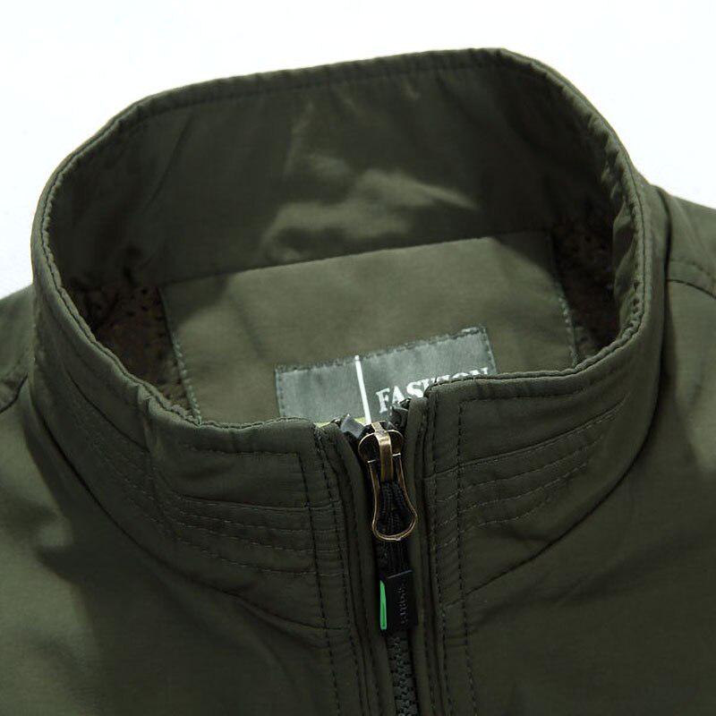 Summer Multi Pockets Photography Vest Men Casual Outdoor Sports Waistcoat Sleeveless Jacket Male